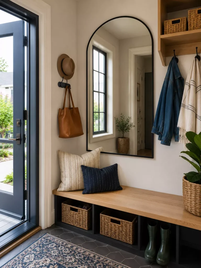A Mirror That Makes Any Small Entryway Feel Huge
