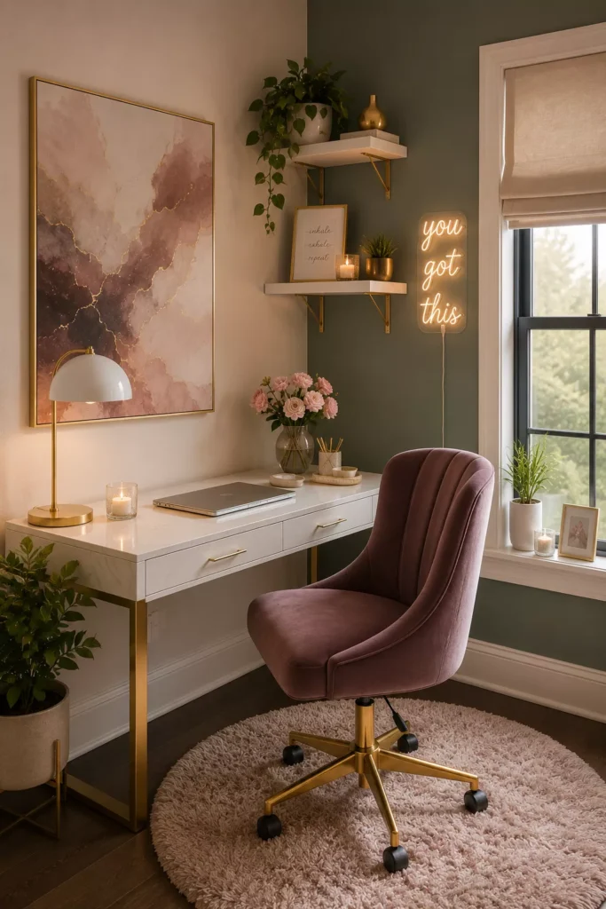A Velvet Chair That Makes You Want to Sit Down and Stay