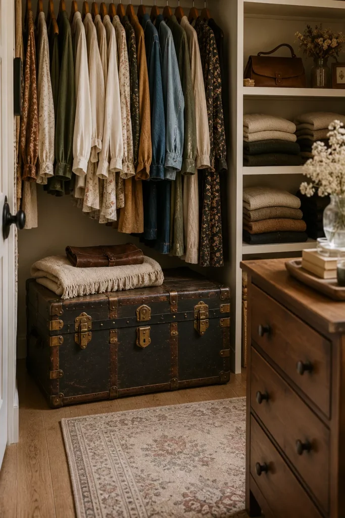A Vintage Trunk for Extra Storage