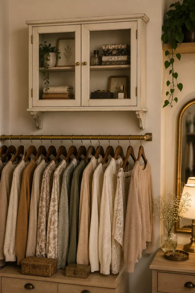A Wall Mounted Vintage Cabinet
