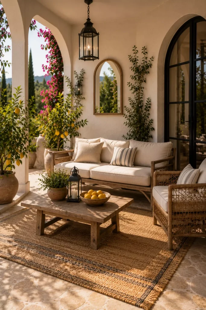 A Woven Outdoor Rug