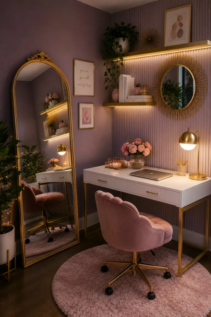 Add Mirrors to Create Depth and Glamour