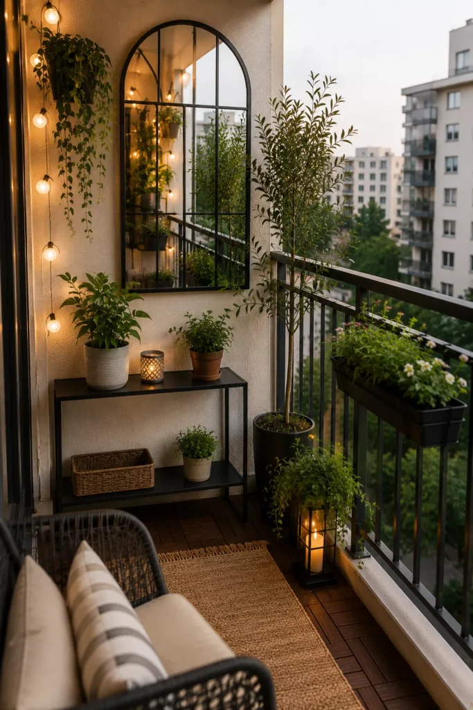 Add a Mirror to Visually Expand the Space