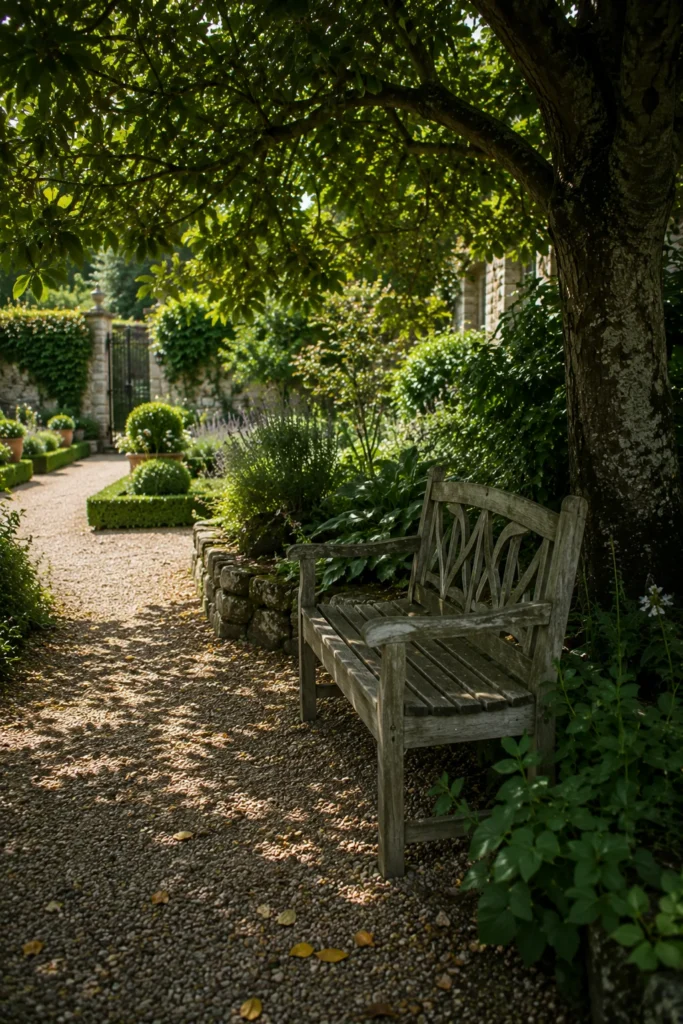 Add a Quiet Bench Beneath a Tree