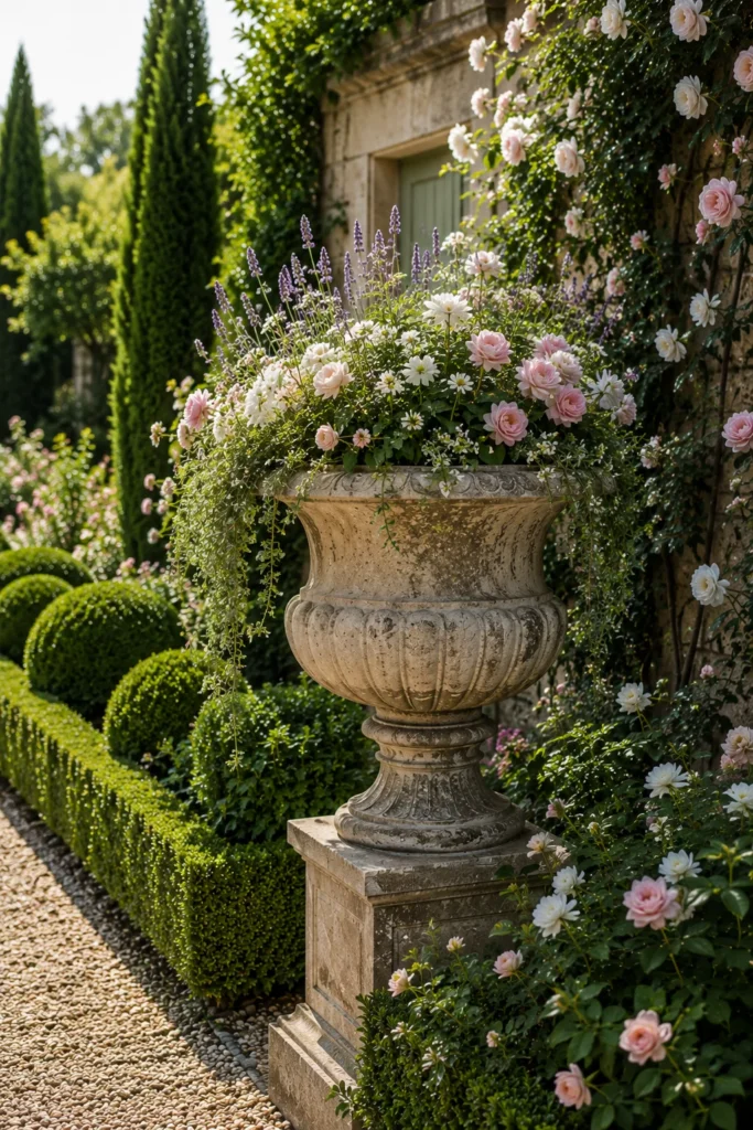 Add a Weathered Stone Urn