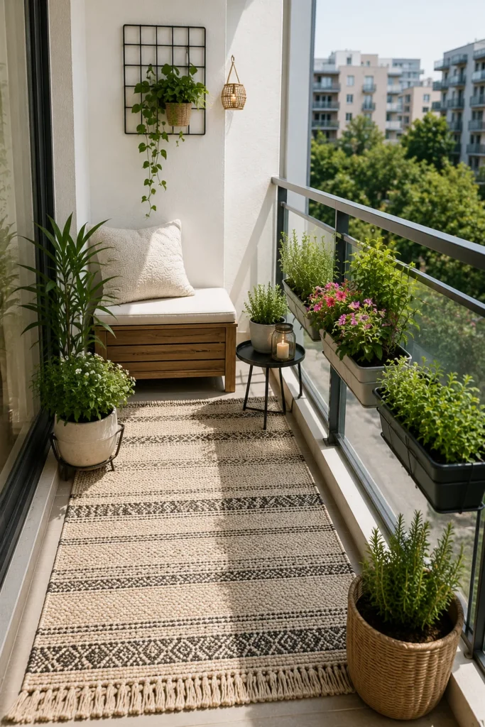 Add a Weatherproof Outdoor Rug
