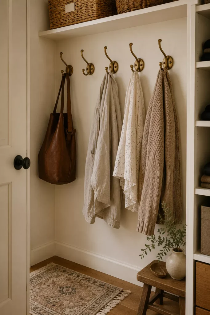 Brass Coat Hooks