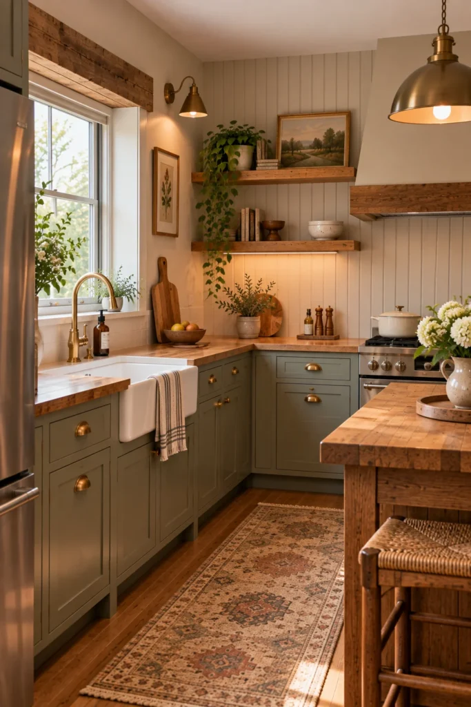 Bring in Natural Wood for Coziness
