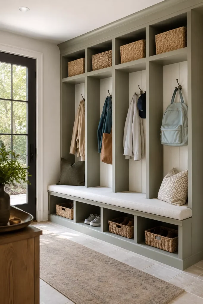 Built-In Cubbies for Every Family Member