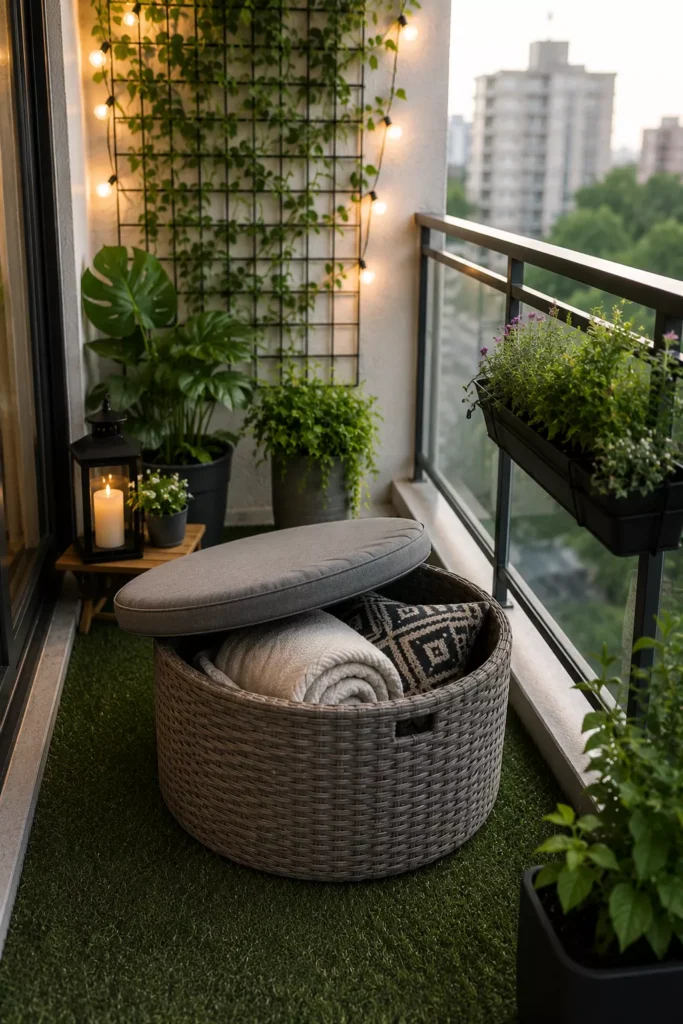 Choose a Storage Ottoman as Seating
