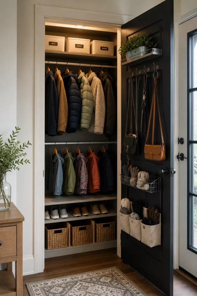 Convert Your Coat Closet Into a Storage Powerhouse