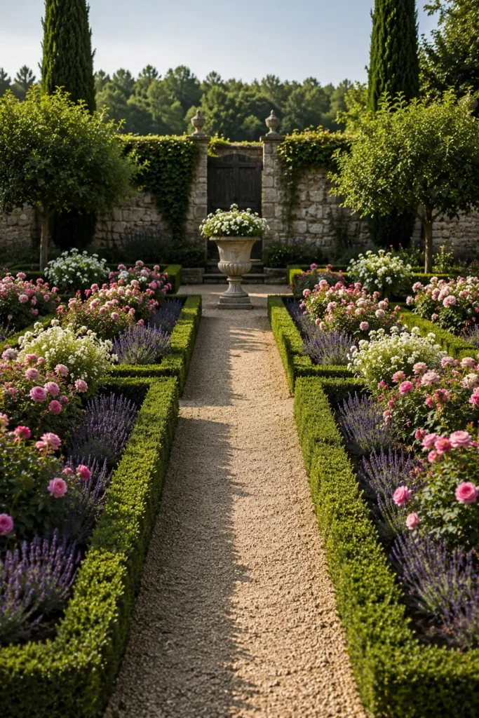 Create Symmetrical Flower Beds