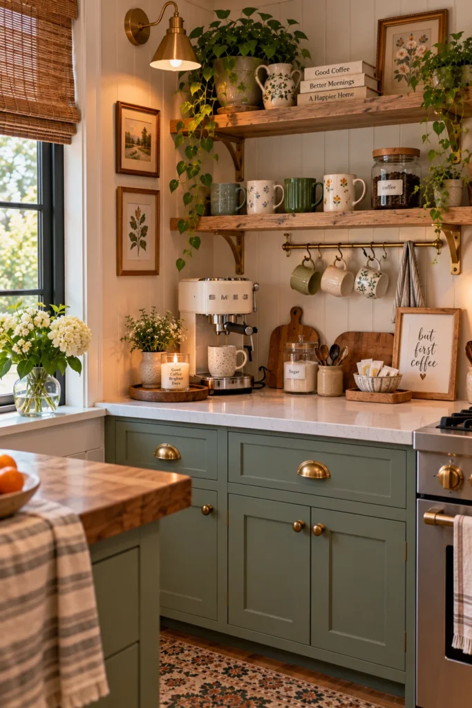 Create a Cozy Coffee Station Corner