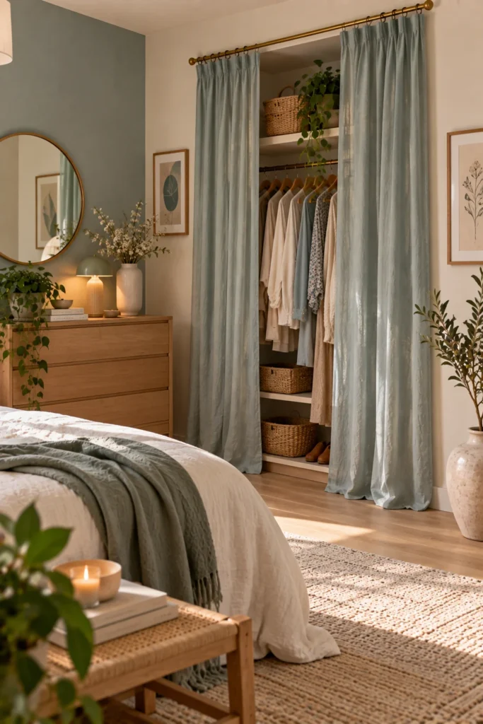 Curtain Closet Trick
