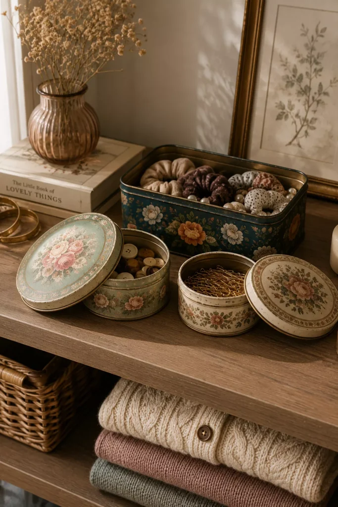 Decorative Tins for Small Items