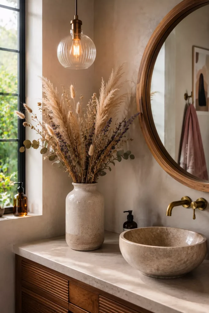 Display Dried Flowers and Botanicals