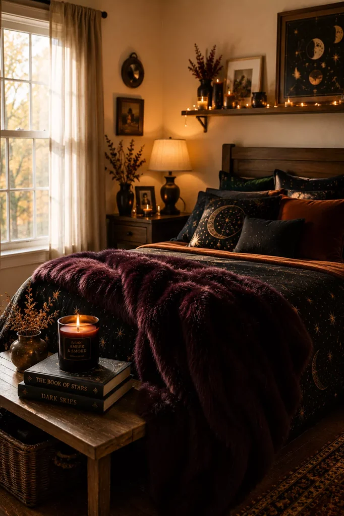 Drape Faux Fur Throws in Deep, Rich Tones