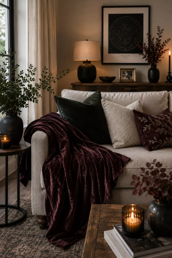 Drape Velvet Throws Over Your Furniture
