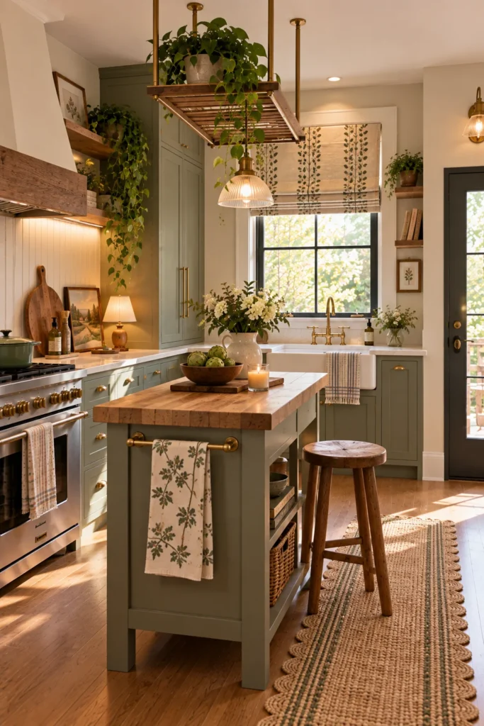 Hang a Pot Rack to Free Up Space