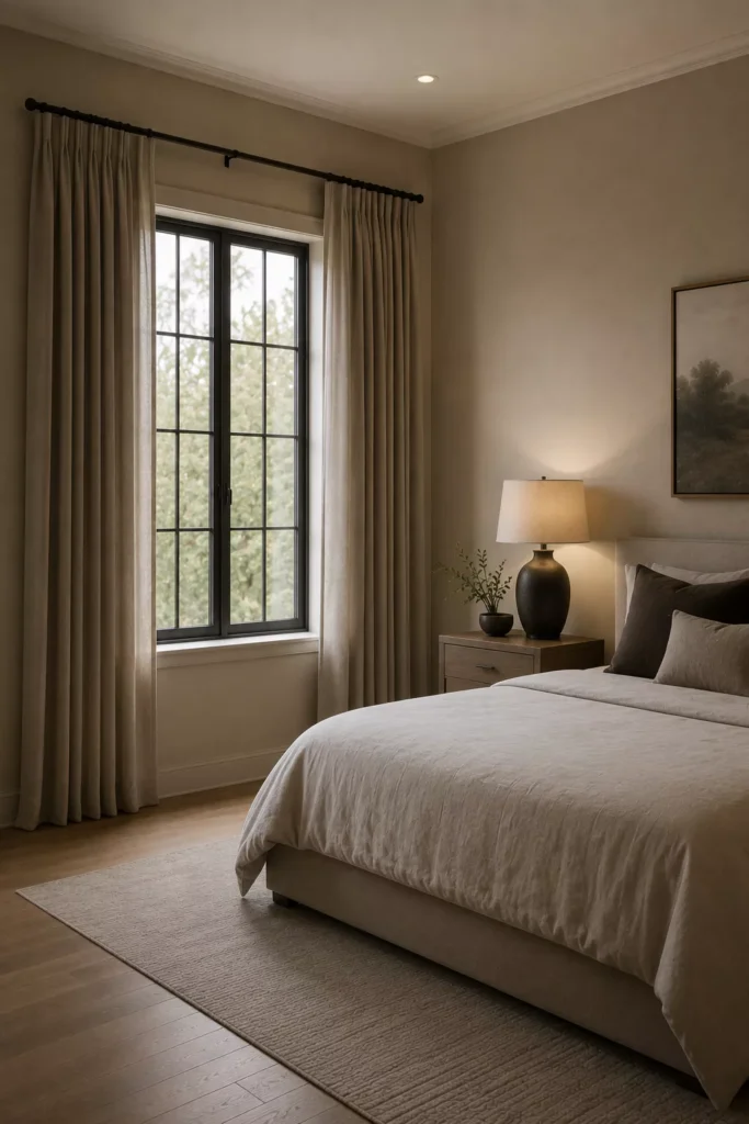 Keep Window Treatments Simple and Floor Length