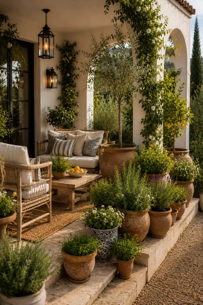 Layered Greenery in Varying Heights
