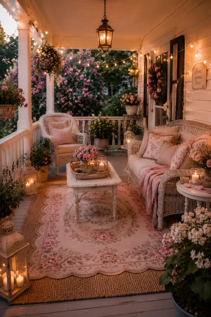 Layered Outdoor Rugs That Anchor the Space