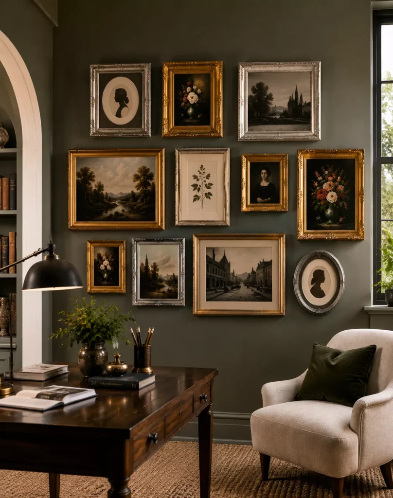 Mix Silver and Gold Frames Together