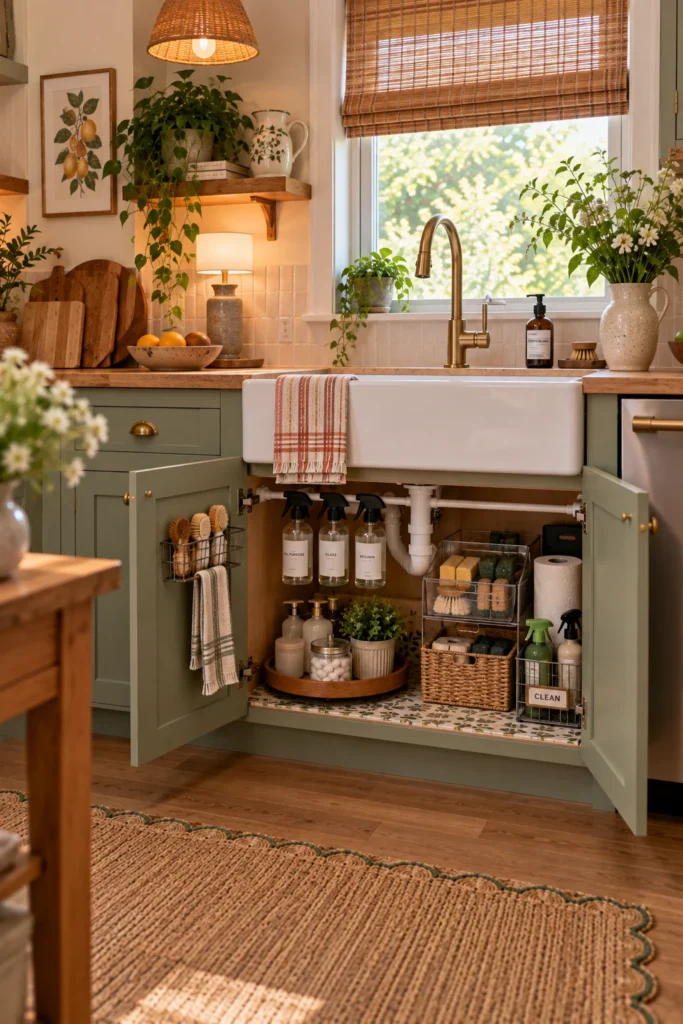 Organize Under the Sink Cleverly
