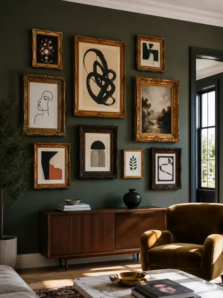 Put Modern Art Inside Antique Frames