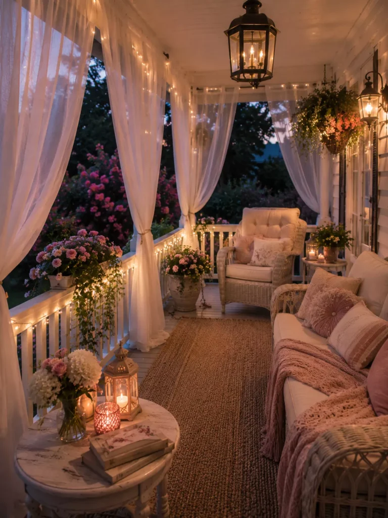 Sheer Outdoor Curtains That Move With the Breeze