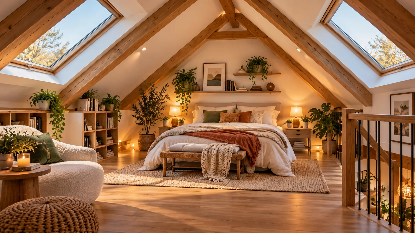 Transform a Dusty Attic Into a Dreamy Cozy Loft