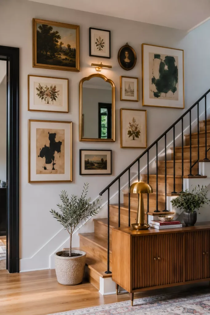 Try the Salon-Style Floor-to-Ceiling Arrangement