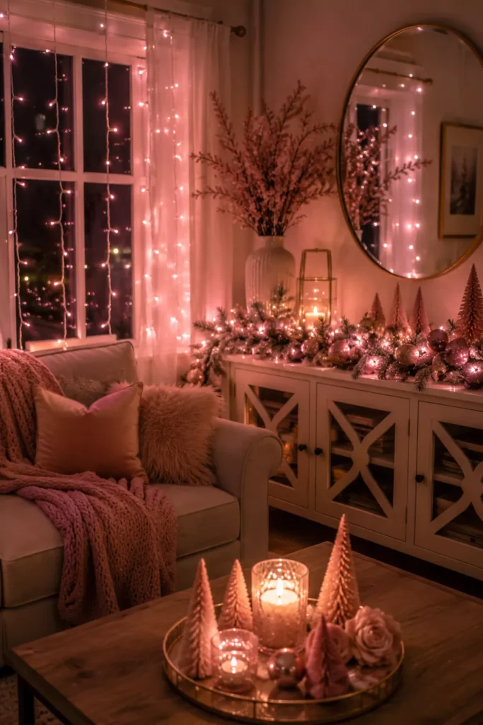 Use Pink Twinkle Lights Instead of White