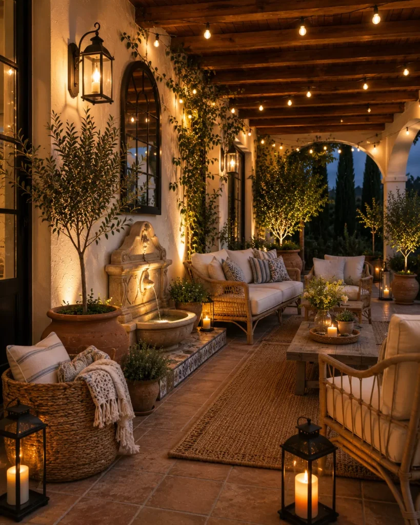 Warm Toned Outdoor Lighting