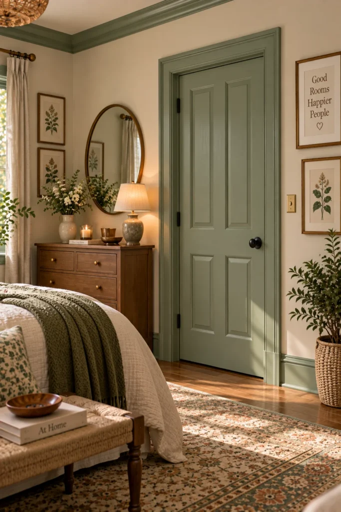 A Painted Trim Around Doors