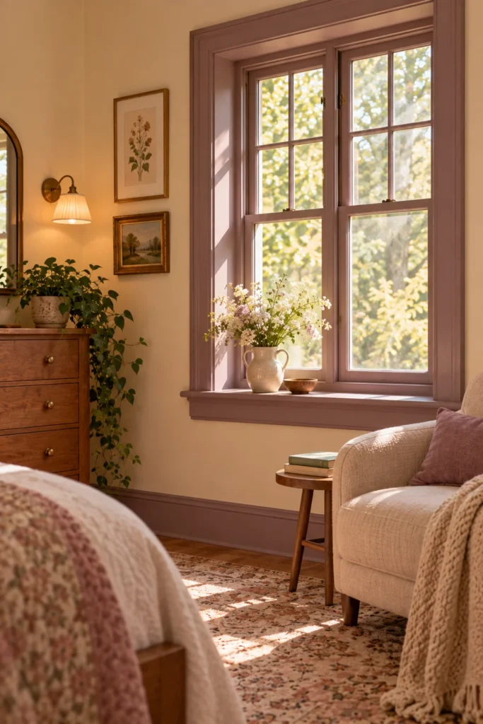 A Painted Window Frame