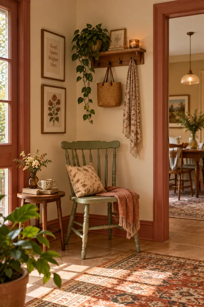 A Painted Wooden Chair
