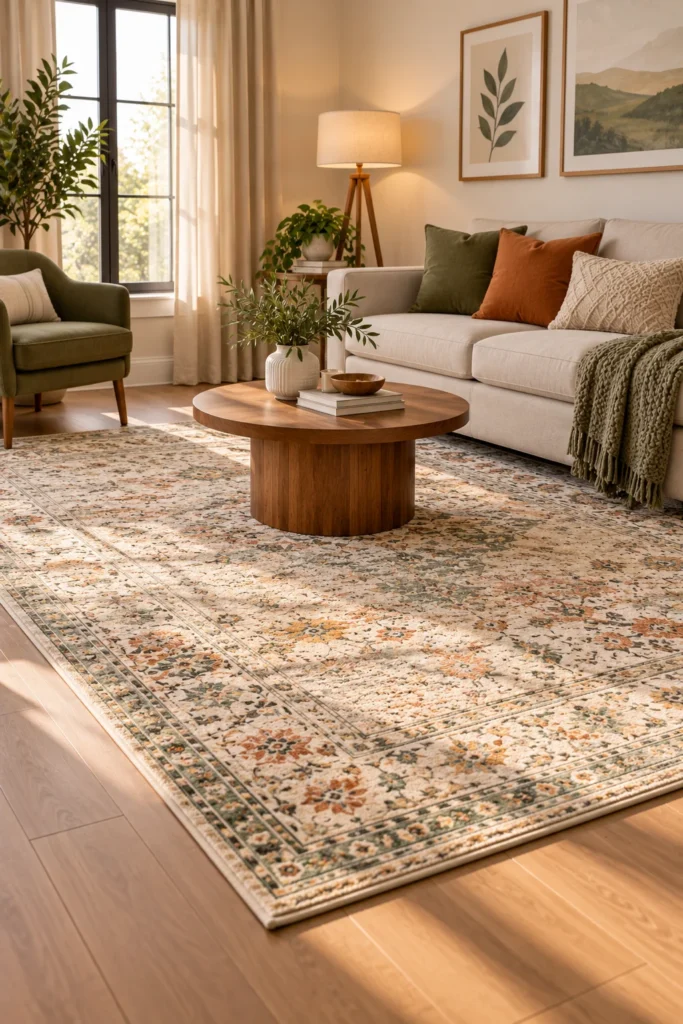 Layered Area Rugs