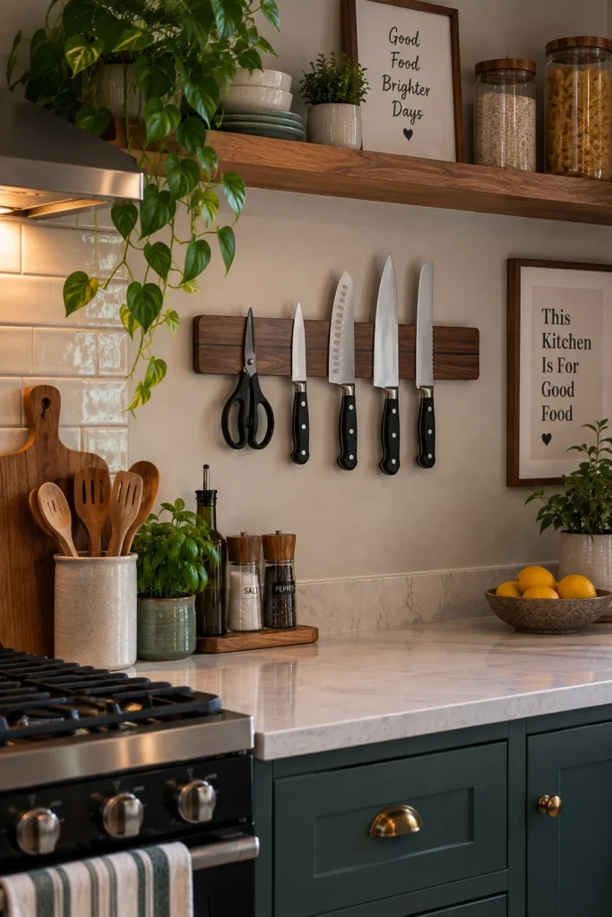Magnetic Knife Strips for Storage