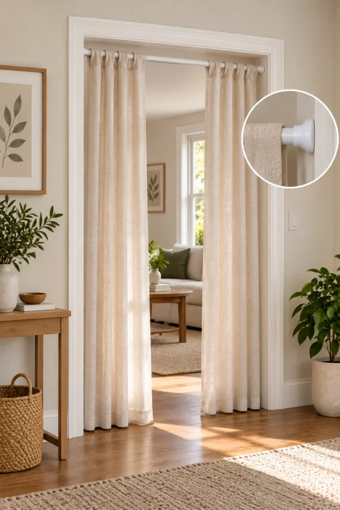 Tension Rod Curtains