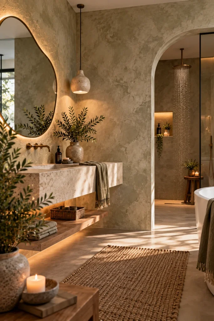 Use Limewash or Textured Plaster Walls