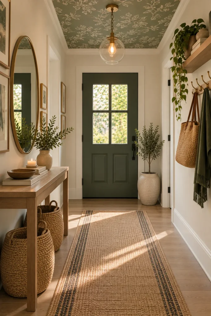 Use Pattern on the Ceiling for a Surprise Element