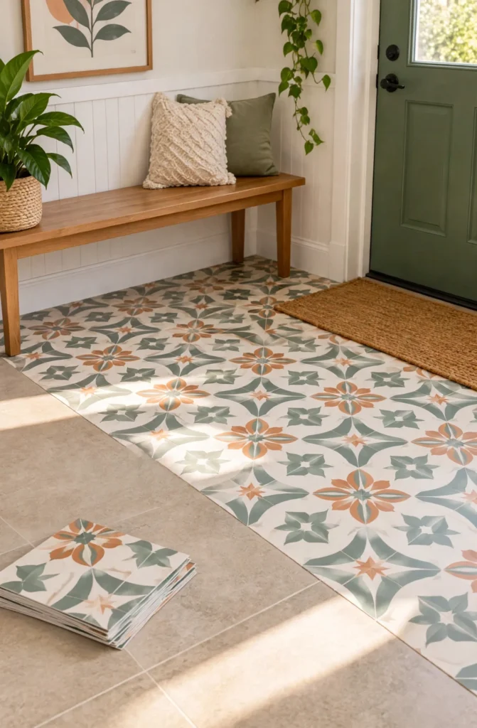 Peel and Stick Floor Tiles