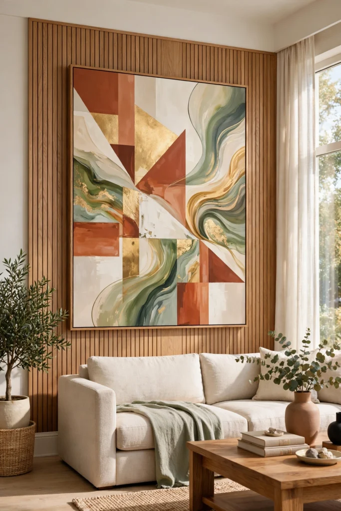 abstract portrait art