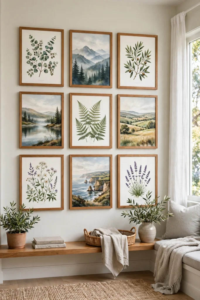 13. family photo gallery wall in in-law suite